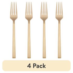 (4 pack) River Gold Stainless Steel Salad Fork