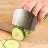 1pc Finger Guard For Cutting; Kitchen Tool Finger Guard; Stainless Steel Finger Protector; Avoid Hurting When Slicing And Dicing Kitchen Safe Chop Cut