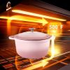Dutch Oven,Dutch Oven Pot with Lid,5 QT Enamel Dutch Ovens with Dual Handles,Cast Iron Pot for Braiser,Cooking,Gifts for Family